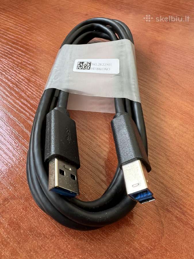 Usb-a to Usb-b laidas (naujas). 2m.