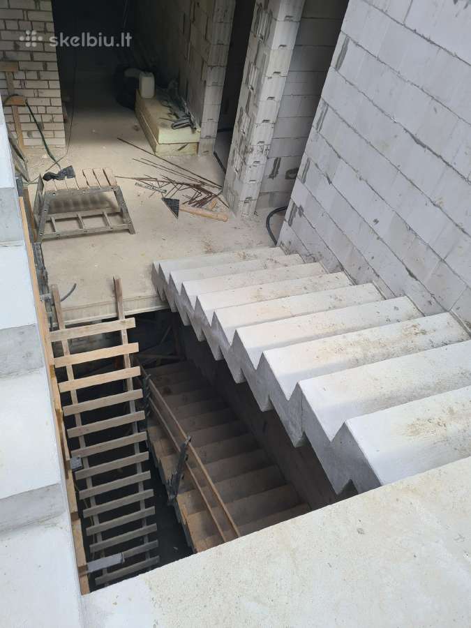 Laiptu betonavimas, betonavimo darbai - nuotraukos Nr. 12