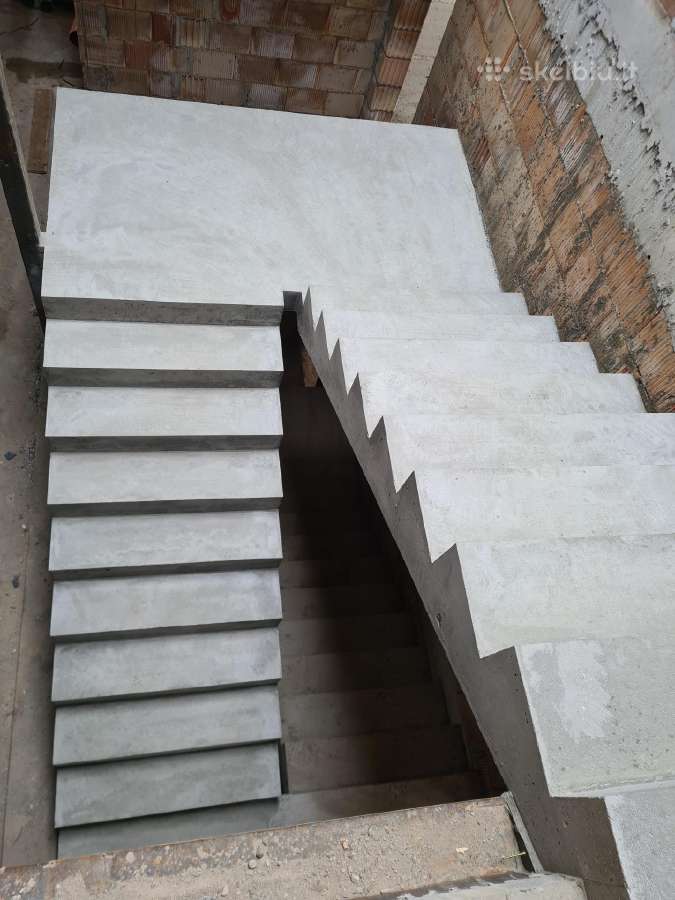 Laiptu betonavimas, betonavimo darbai - nuotraukos Nr. 25
