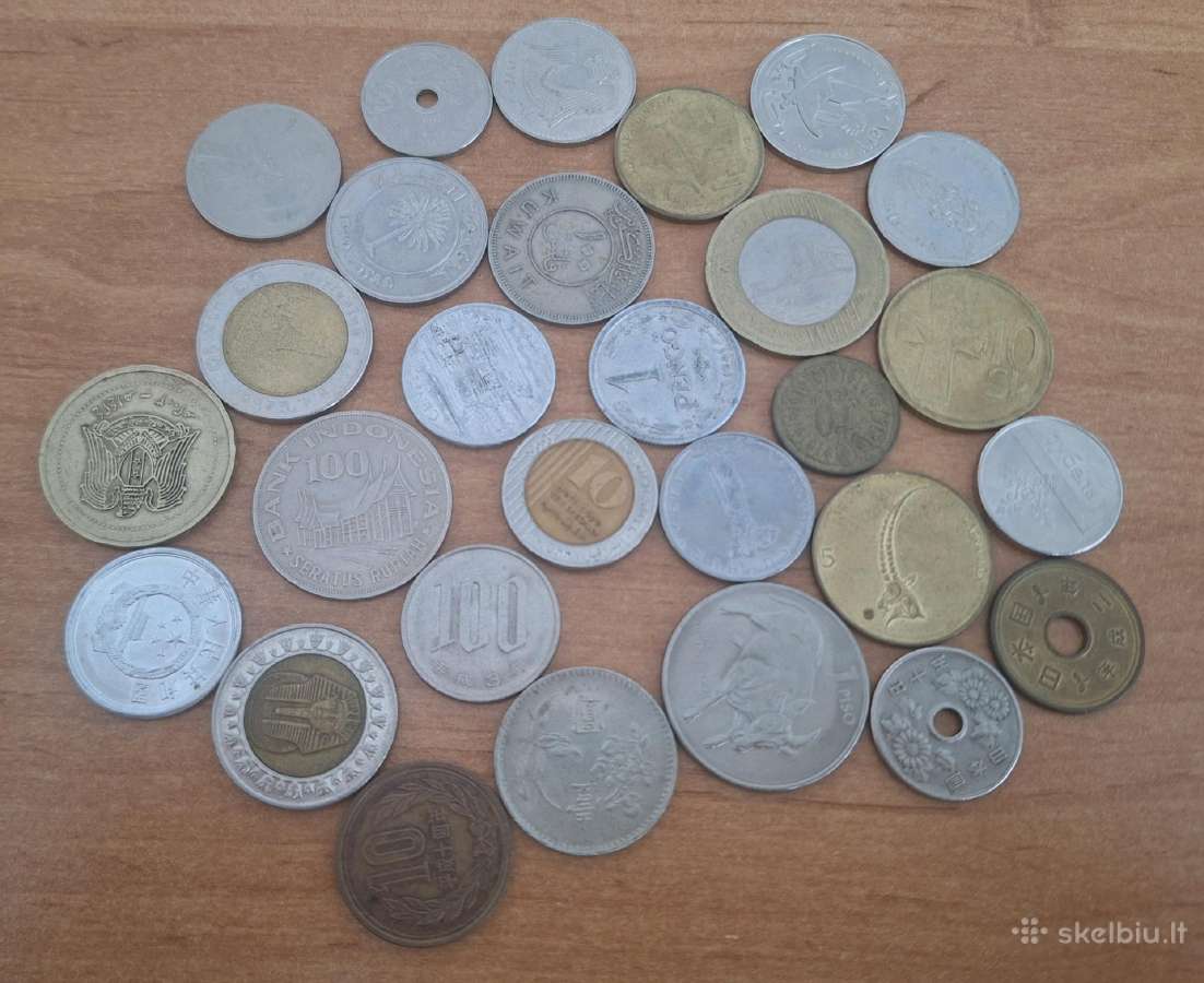 Įvairių monetų mišrainė