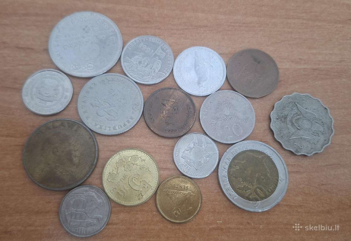 Įvairių monetų mišrainė