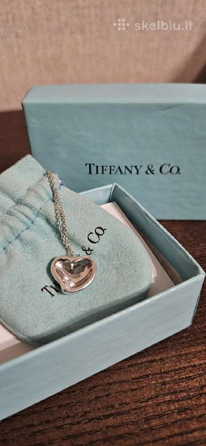 Tiffany & Co. Elsa Peretti Carved Heart pakabutis - nuotraukos Nr. 2