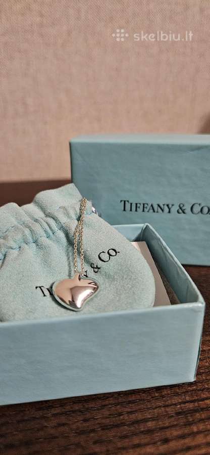 Tiffany & Co. Elsa Peretti Carved Heart pakabutis - nuotraukos Nr. 3