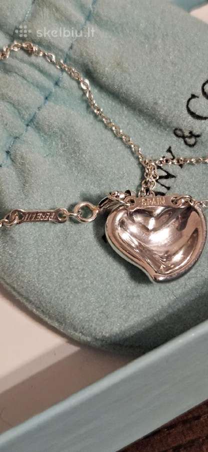 Tiffany & Co. Elsa Peretti Carved Heart pakabutis - nuotraukos Nr. 5