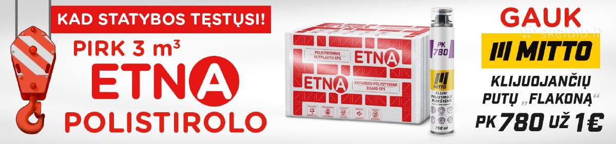 Polistirolas Etna - polistireninis putplastis - nuotraukos Nr. 8