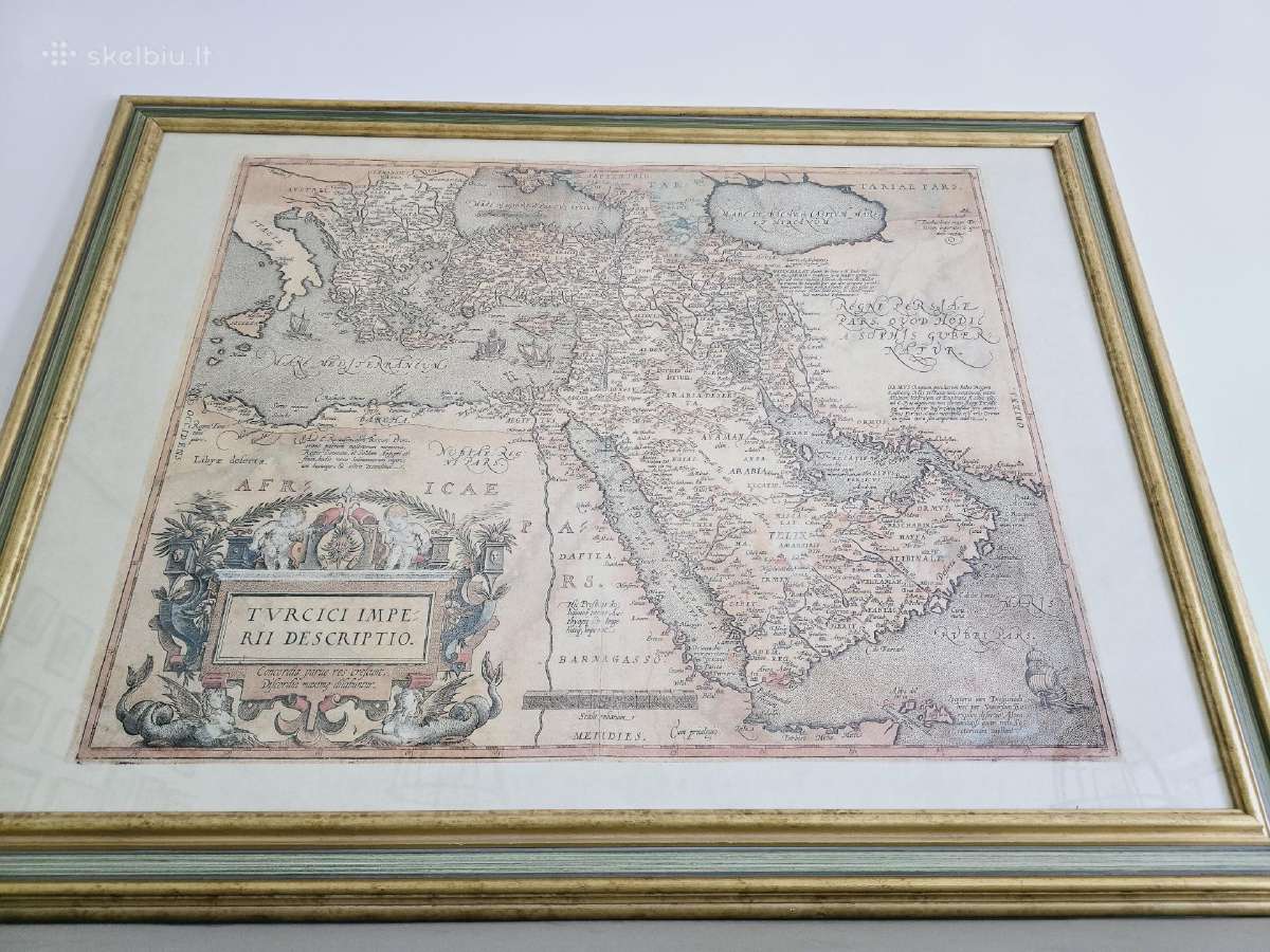 Solidi, stilinga interjero detale - žemėlapis. - nuotraukos Nr. 5