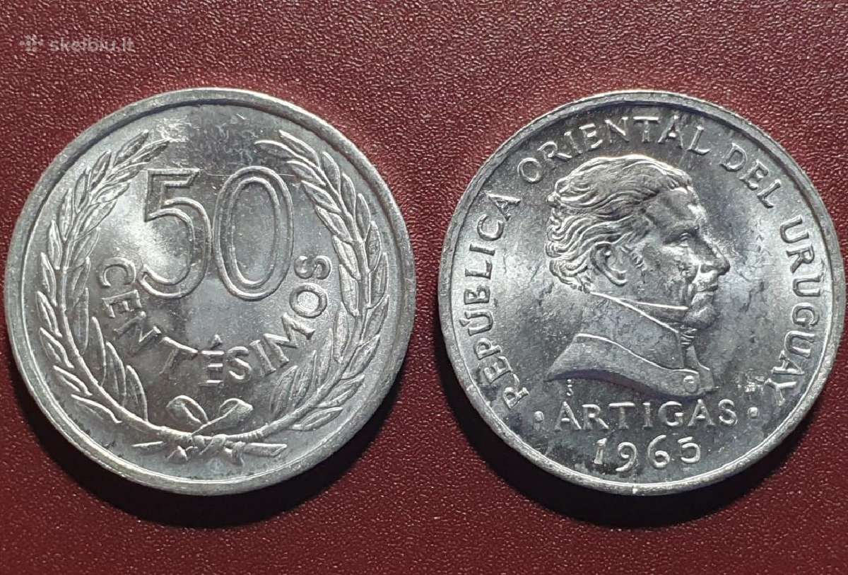 Urugvajus 50 Sentesimų, 1965 Km45