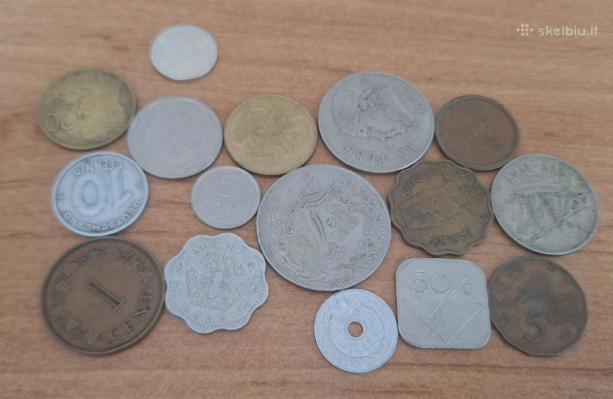 Įvairių monetų mišrainė