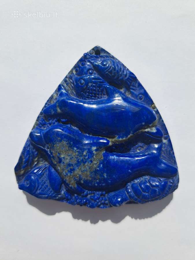Lazurito pakabukas, akmuo, mineralas, Delfinai 63g