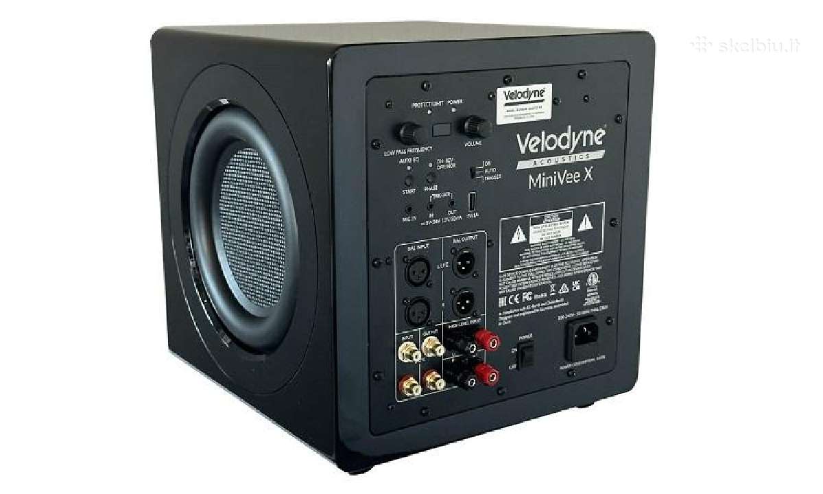 Velodyne Minivee X subwoofer 600w Xlr zemu dazniu - nuotraukos Nr. 3