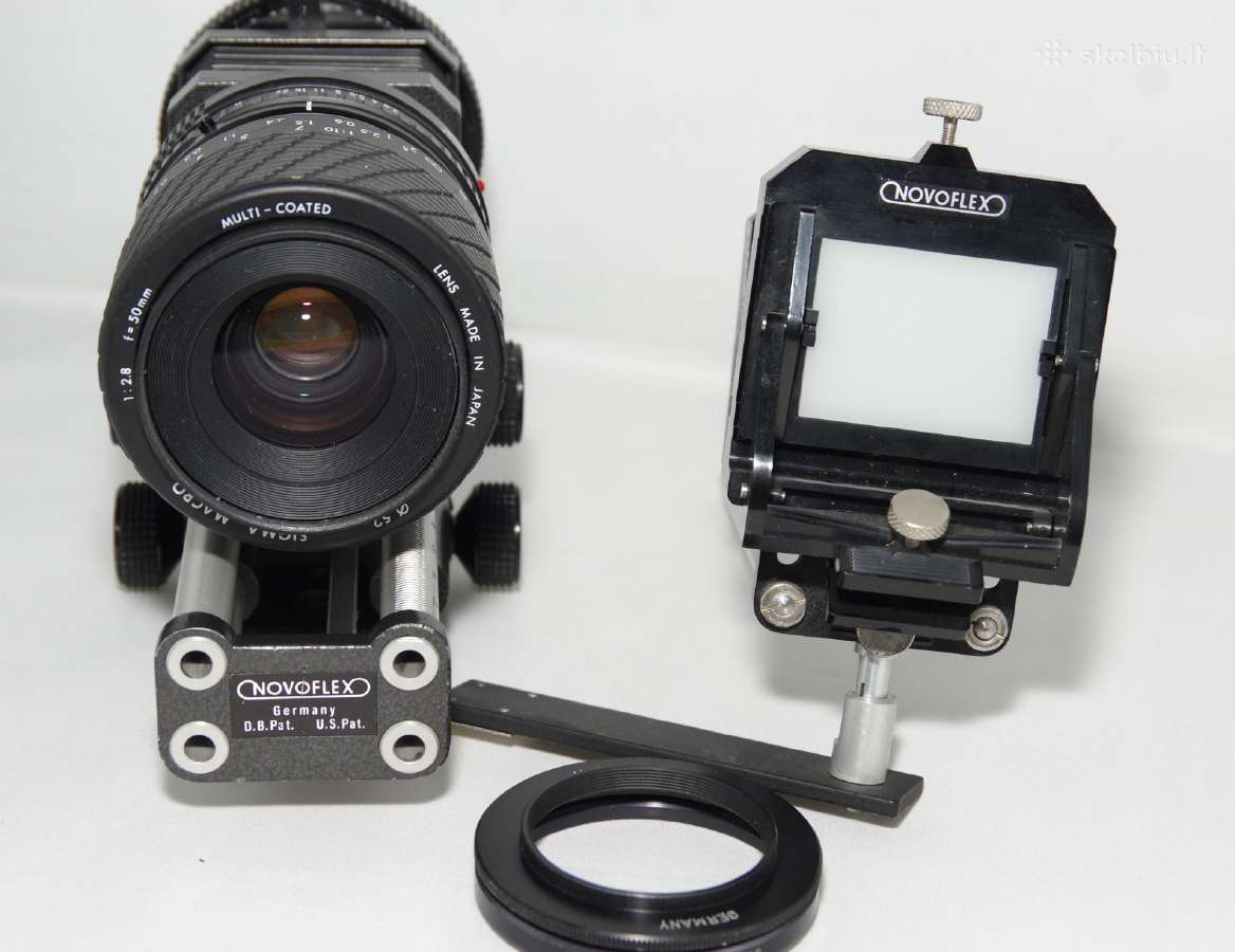 Novoflex Fd Dumplės+fd Sigma Makro 50/2,8 - nuotraukos Nr. 5
