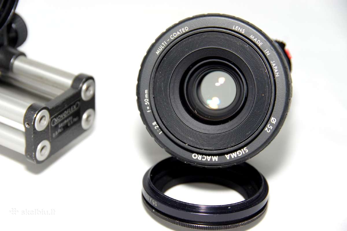 Novoflex Fd Dumplės+fd Sigma Makro 50/2,8 - nuotraukos Nr. 7