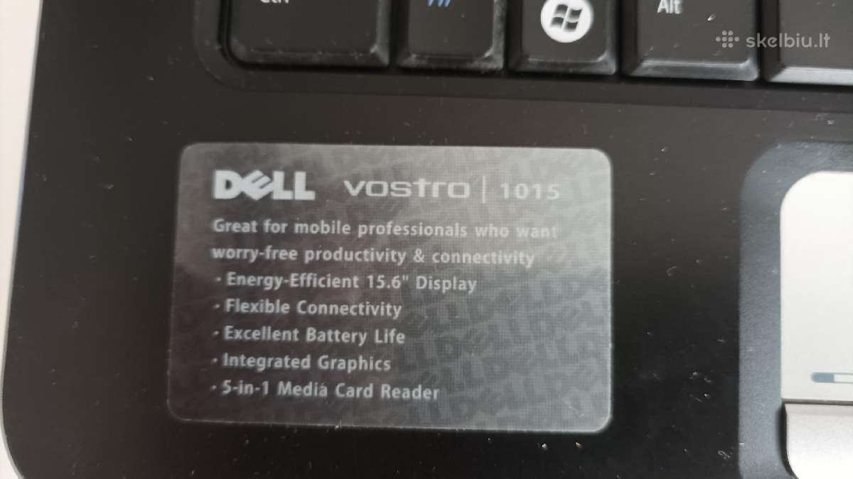 Dell vostro 10-15, 230 GB - nuotraukos Nr. 4
