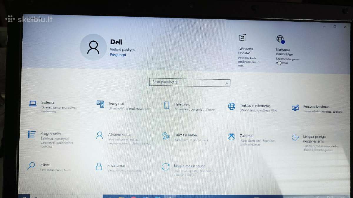 Dell vostro 10-15, 230 GB - nuotraukos Nr. 8