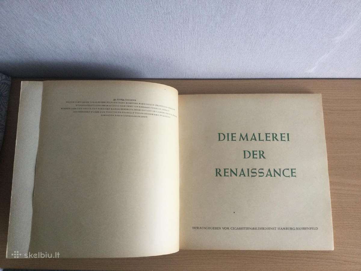 1938 albumas Renesanso tapyba - nuotraukos Nr. 3