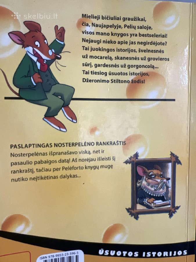 Džeronimas Stiltonas labai juokinga, įdomi, smalsi - nuotraukos Nr. 3