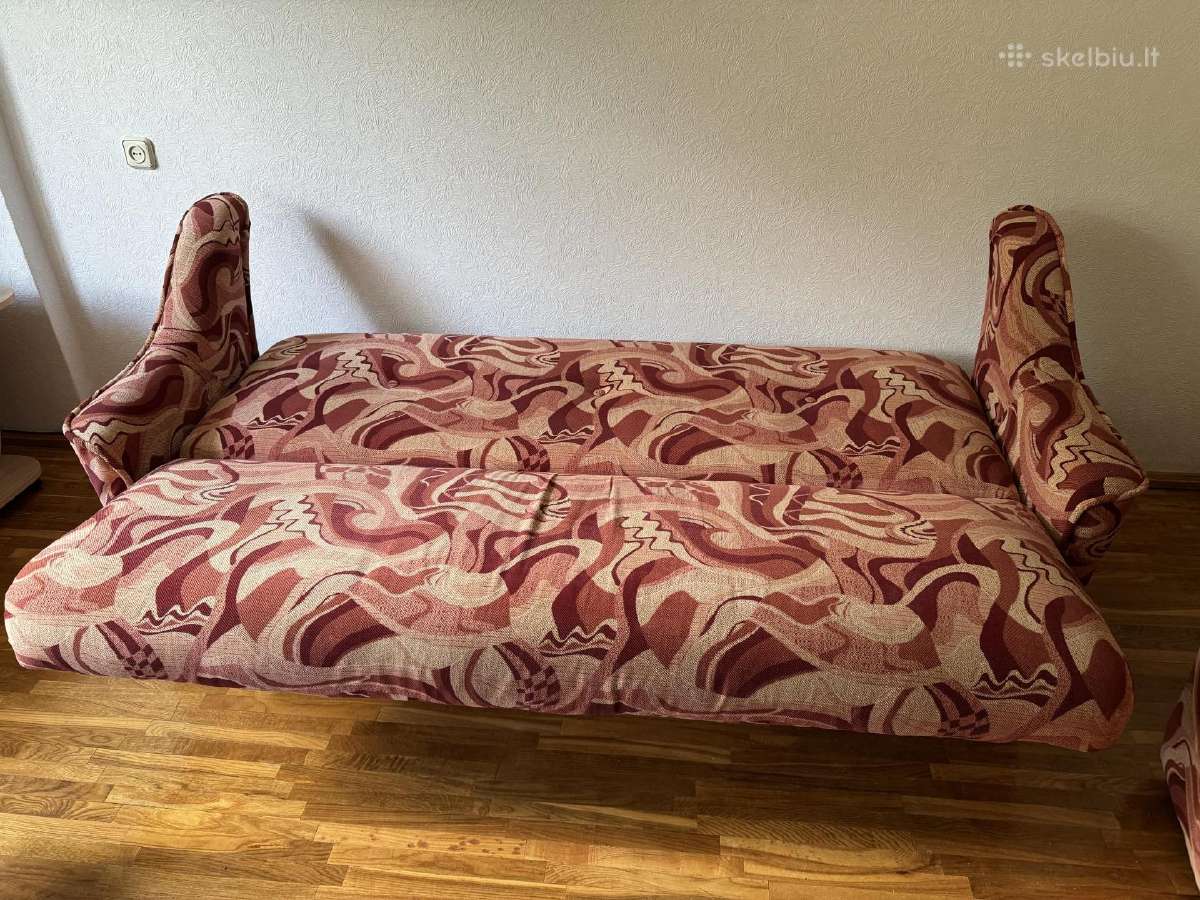 Minkštų baldų komplektas (sofa ir 2 foteliai) - nuotraukos Nr. 4