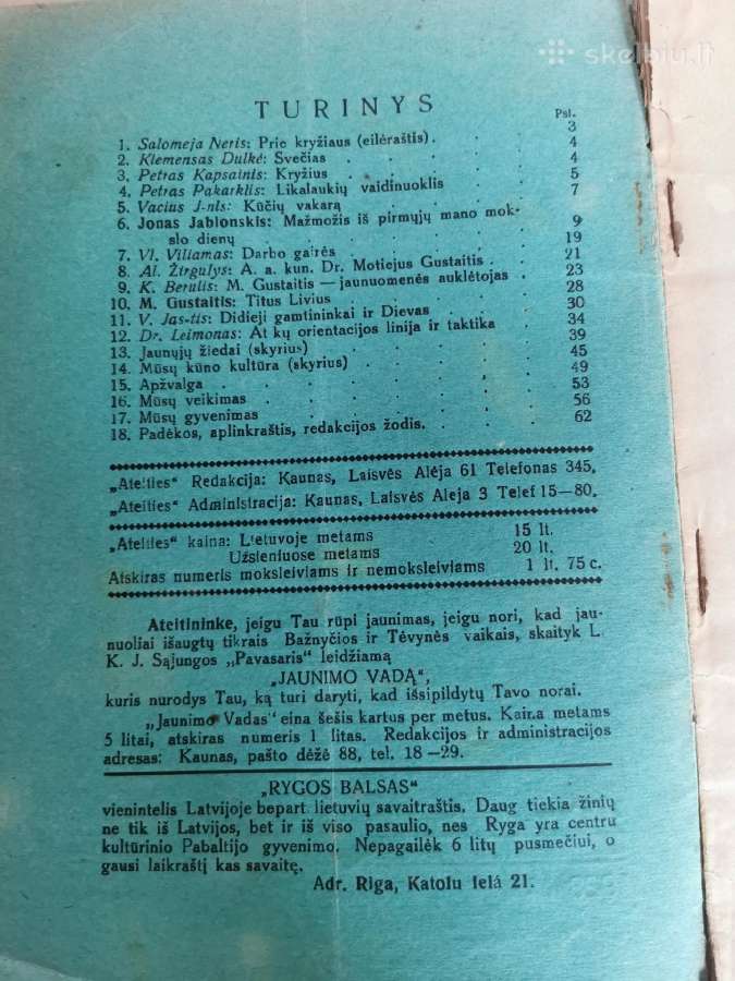 1928 m. Ateitis - nuotraukos Nr. 2