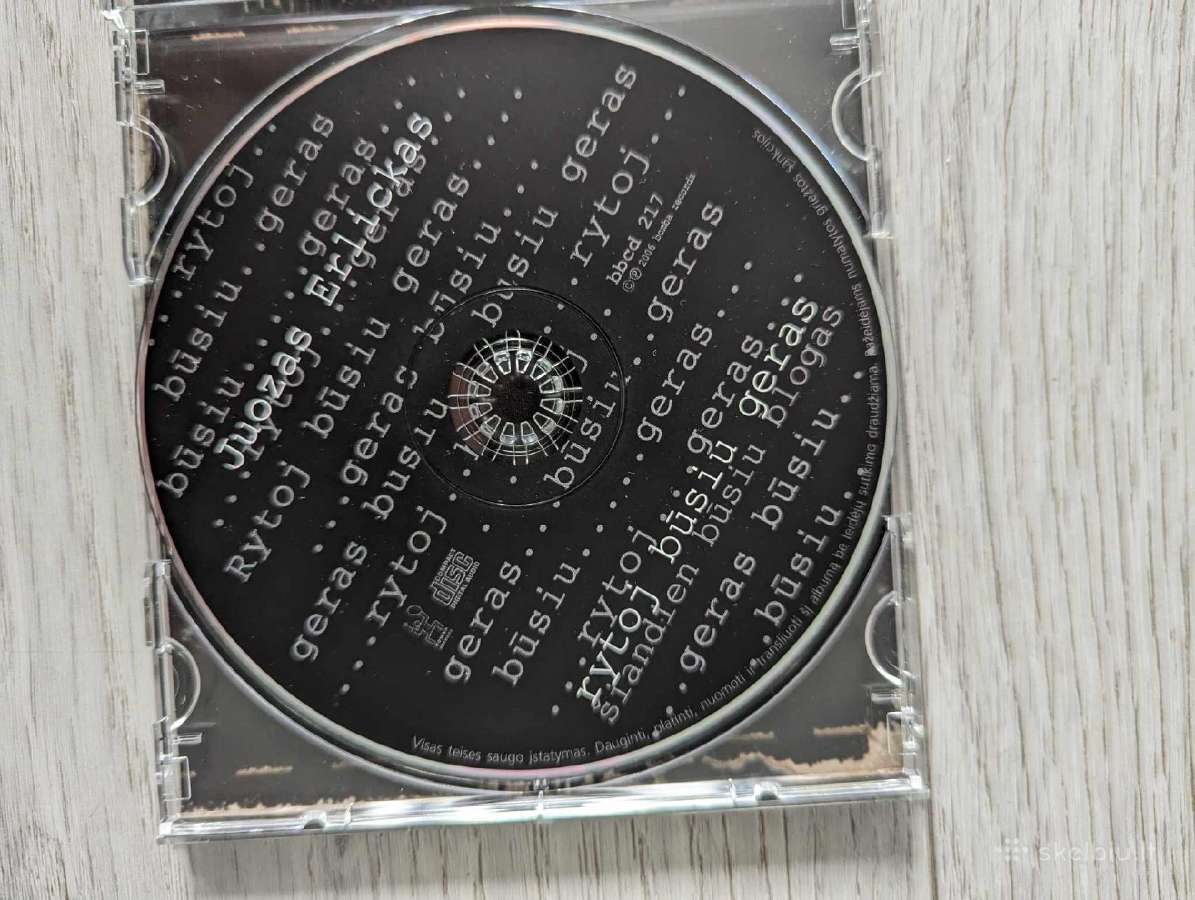 CD Juozas Erlickas - Rytoj Būsiu Geras - nuotraukos Nr. 2