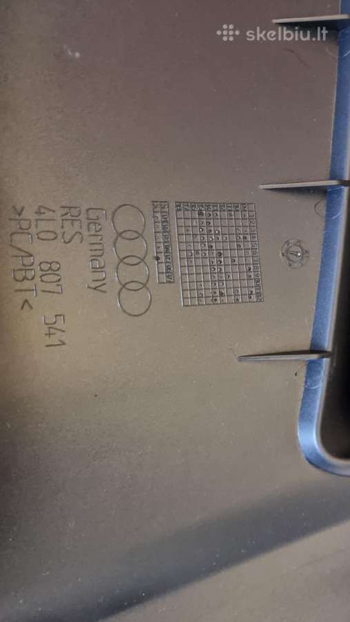 Audi Q7 priekinio bamperio dalis 4l0071609a1qp - nuotraukos Nr. 3