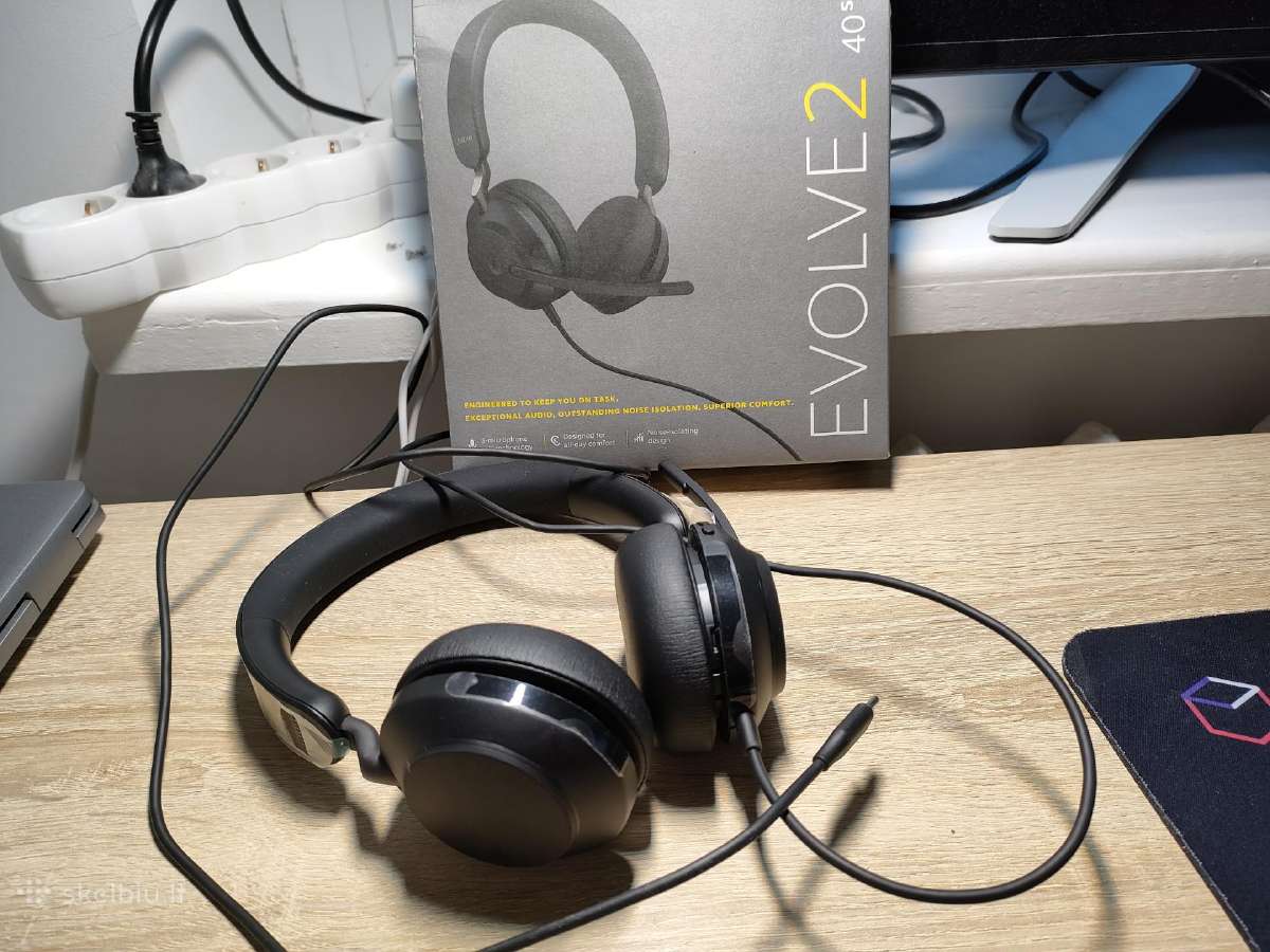 Naujos Jabra Evolve2 40 Se ausinės