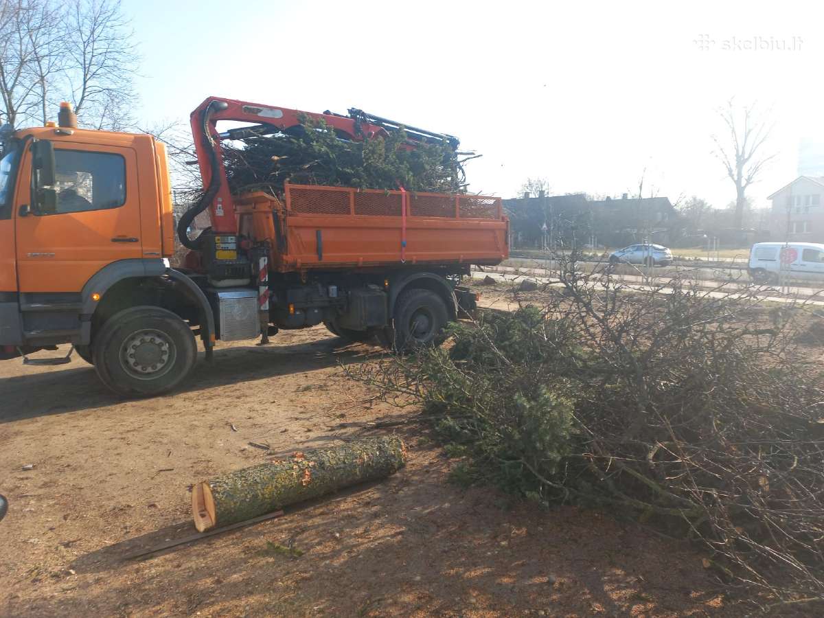 Savivartis su Kaušu,euro 5 ,4x4 ilga strėle 10m - nuotraukos Nr. 3