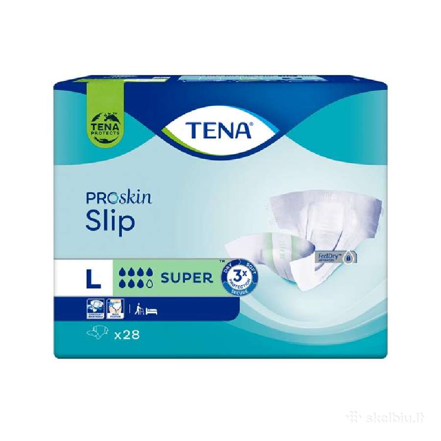 Sauskelnės suaugusiems Tena / Seni M L XL dydis - nuotraukos Nr. 6