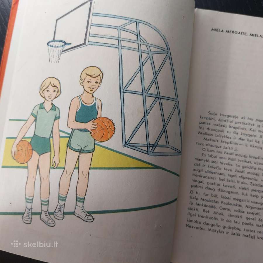 Vintažinė knyga "Žaidžiame krepšinį" - nuotraukos Nr. 4