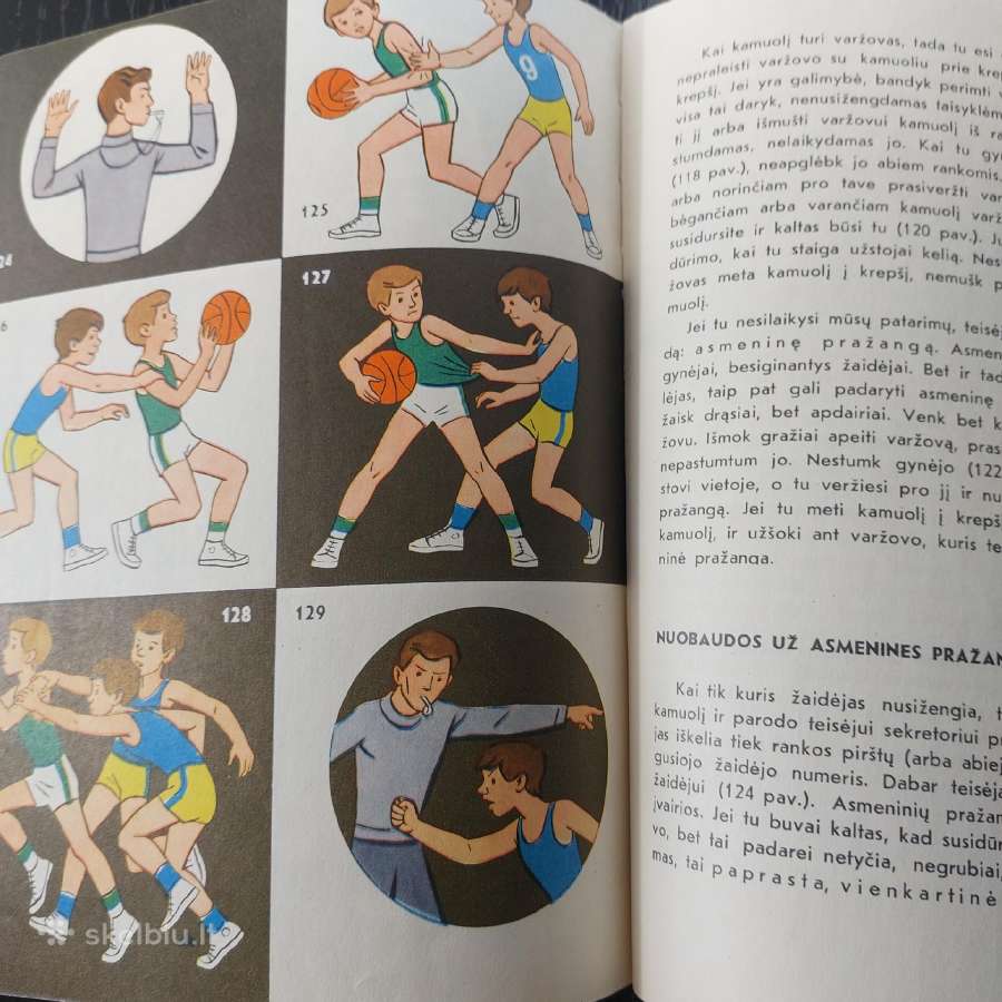 Vintažinė knyga "Žaidžiame krepšinį" - nuotraukos Nr. 8