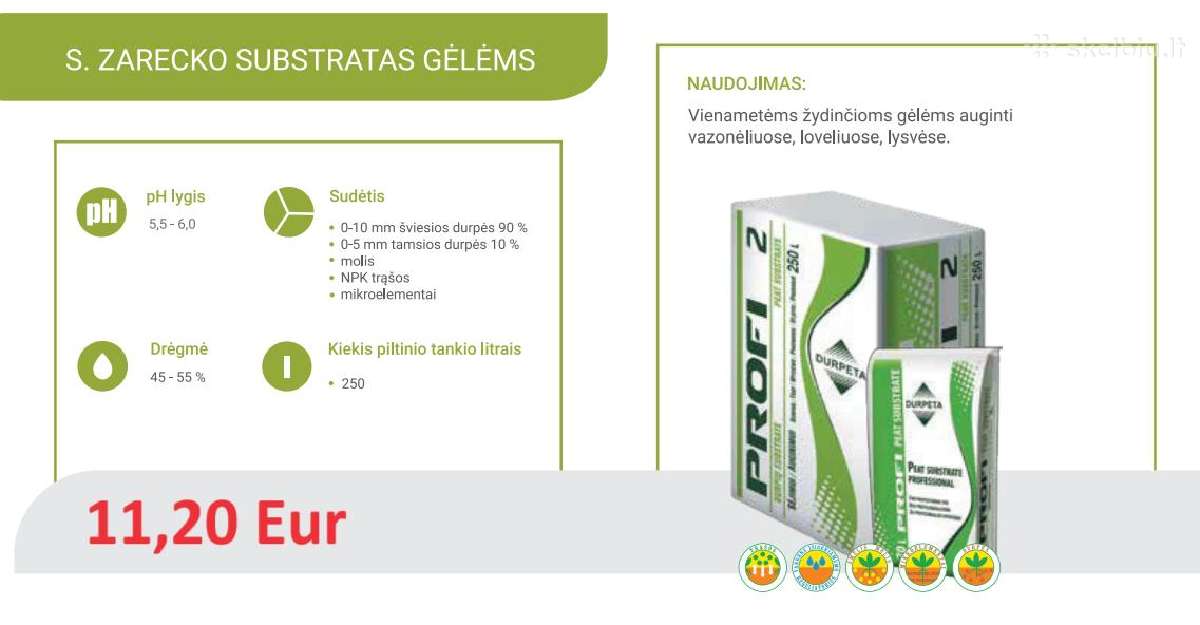 Agroperlitas; granuliuota kreida ir kalkės - nuotraukos Nr. 7