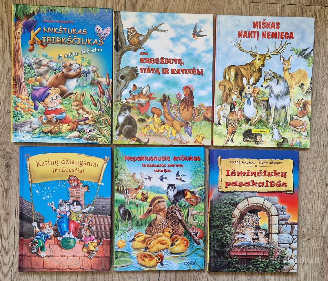 Pasakų knygutės apie žvėrelius