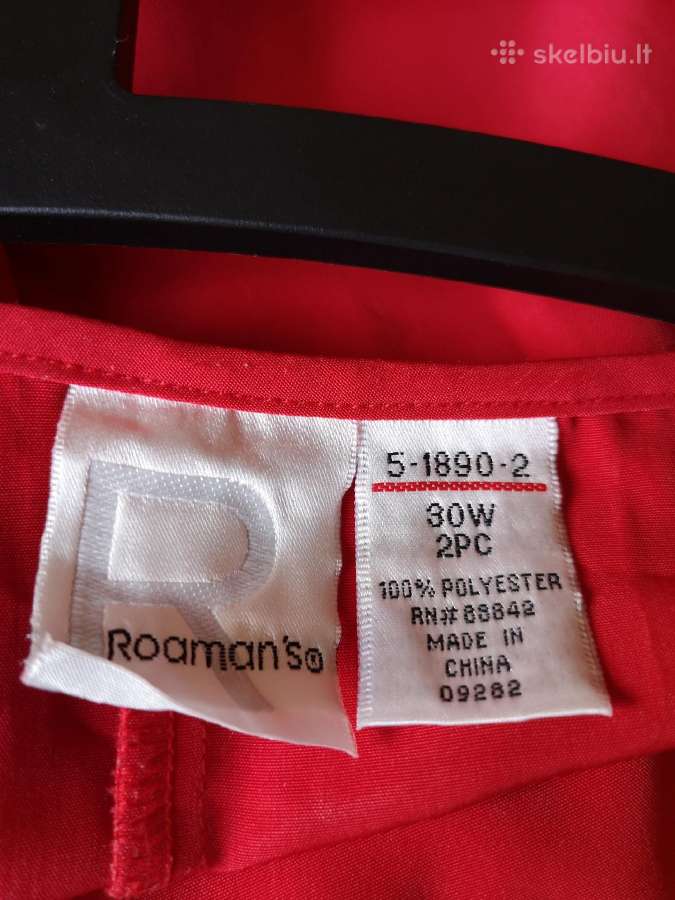 Roaman's didelio dydžio raudona suknelė - nuotraukos Nr. 7