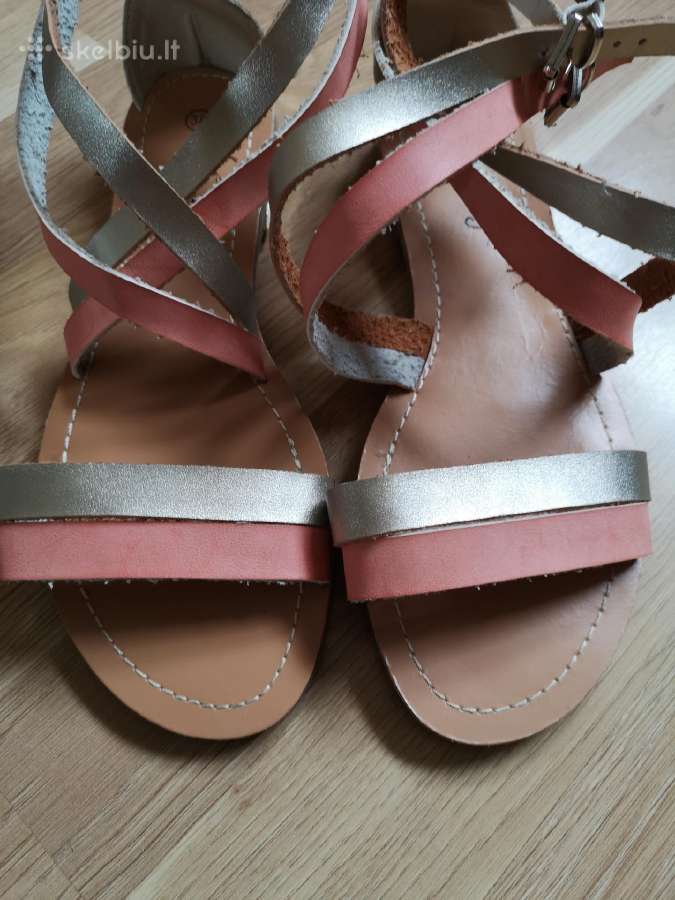 Elegancy koralų spalvos basutės - nuotraukos Nr. 3