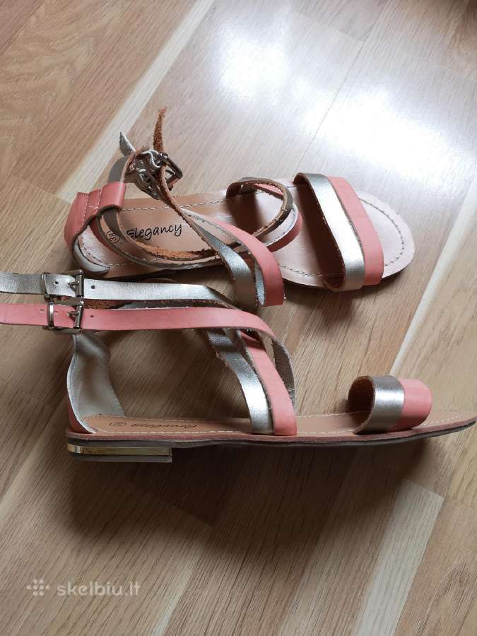Elegancy koralų spalvos basutės - nuotraukos Nr. 4