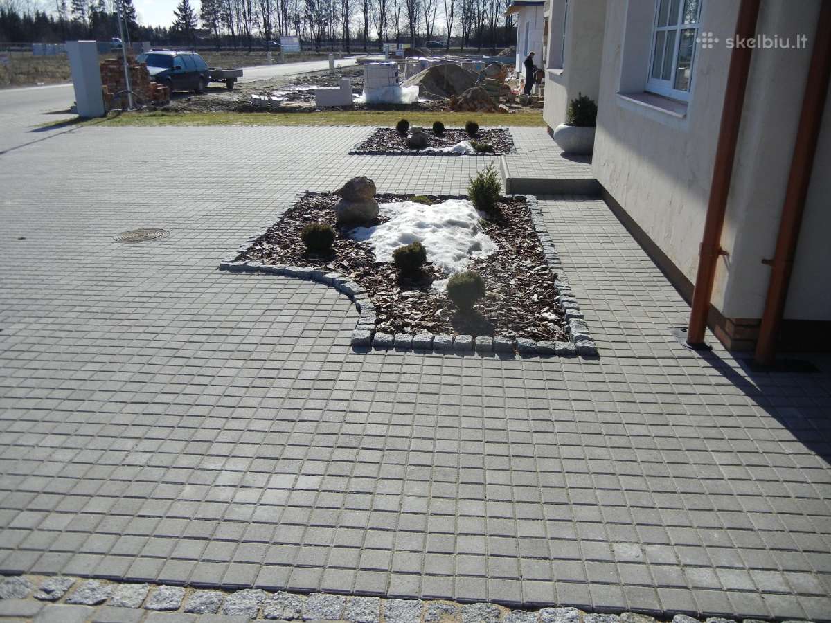 Trinkelių klojimas. Laistymo sistemos. Vejos. - nuotraukos Nr. 12