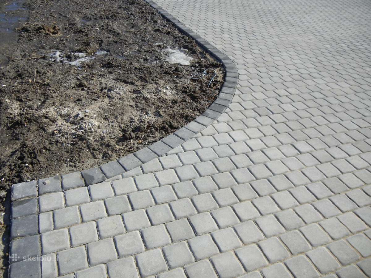 Trinkelių klojimas. Laistymo sistemos. Vejos. - nuotraukos Nr. 15