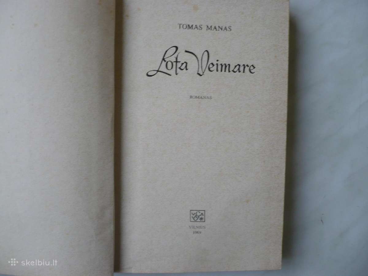 Tomas Manas - Lota Veimare - nuotraukos Nr. 2