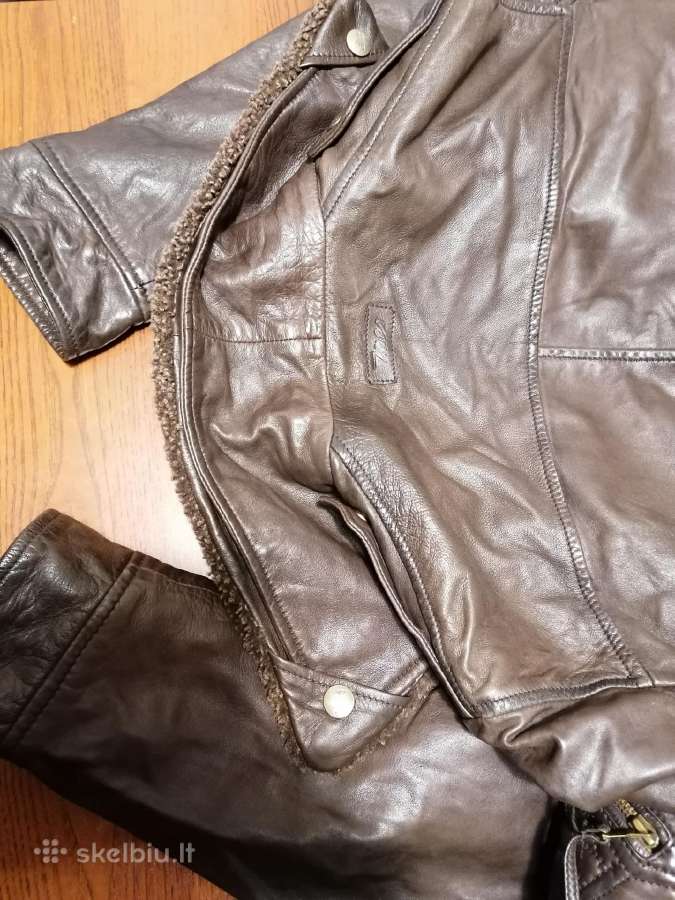 Labai mažai dėvėta natūralios minkštos odos striuk - nuotraukos Nr. 21