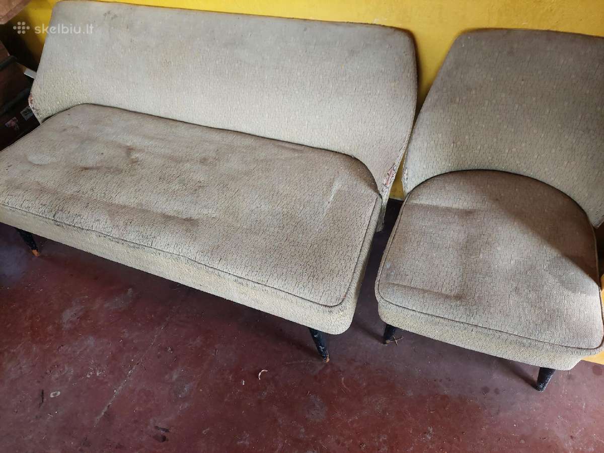 Fotelis ir sofa, B.adomonienės komplektas