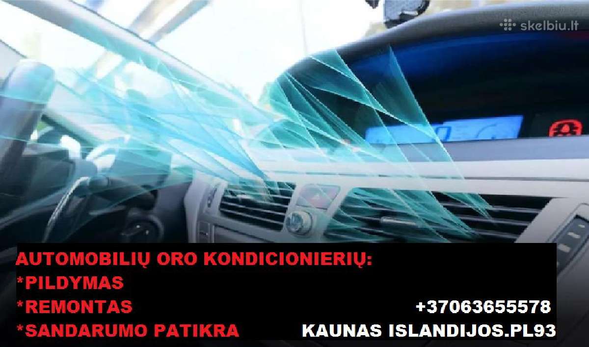 Oro Kondicionierių Pildymas-patikra-remontas