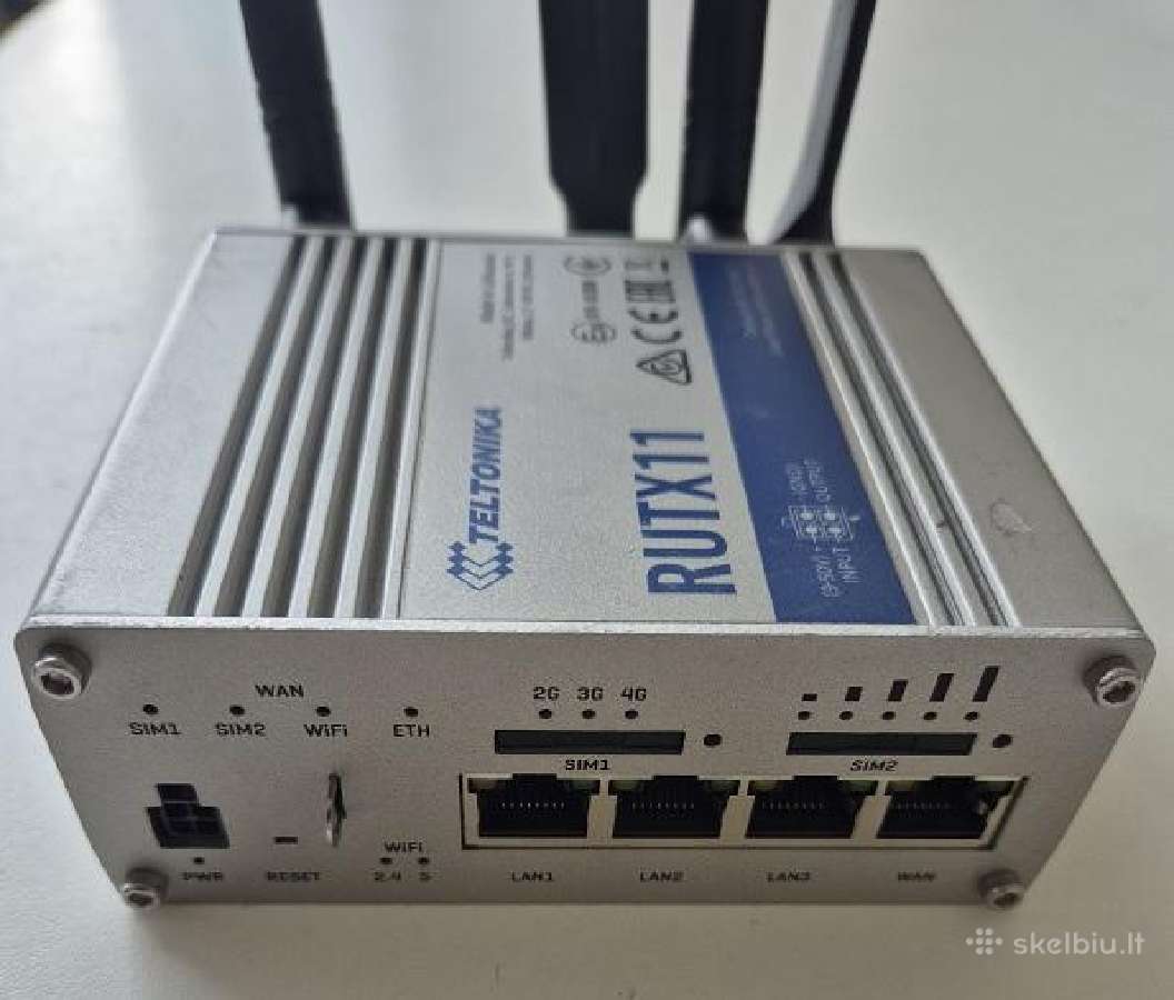 4G+ Teltonika Rutx11 maršrutizatoriai - nuotraukos Nr. 3