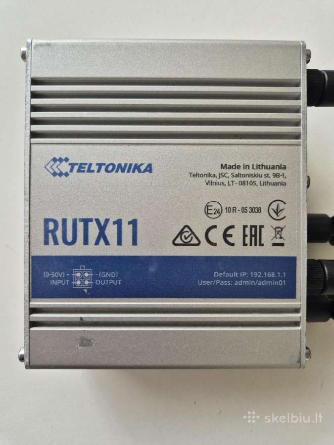 4G+ Teltonika Rutx11 maršrutizatoriai