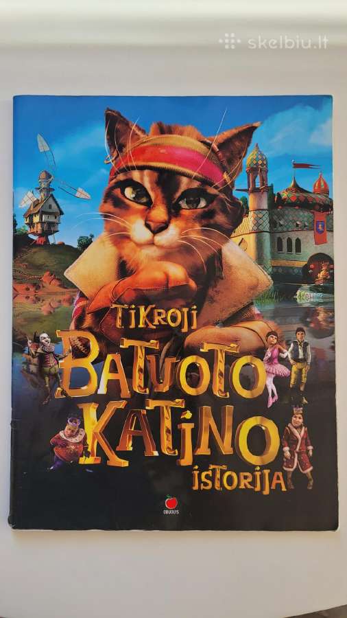 Knyga vaikams Tikroji batuoto katino istorija