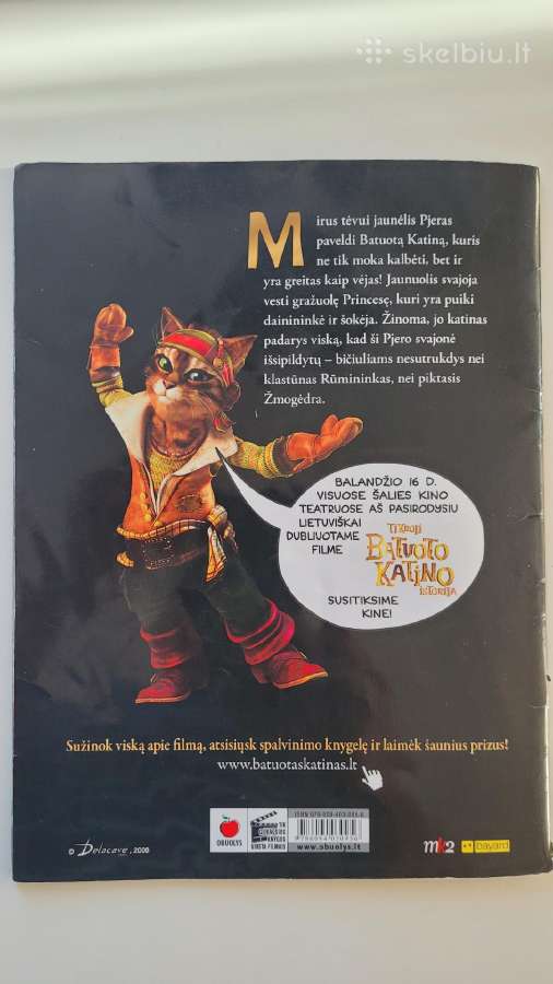 Knyga vaikams Tikroji batuoto katino istorija - nuotraukos Nr. 5
