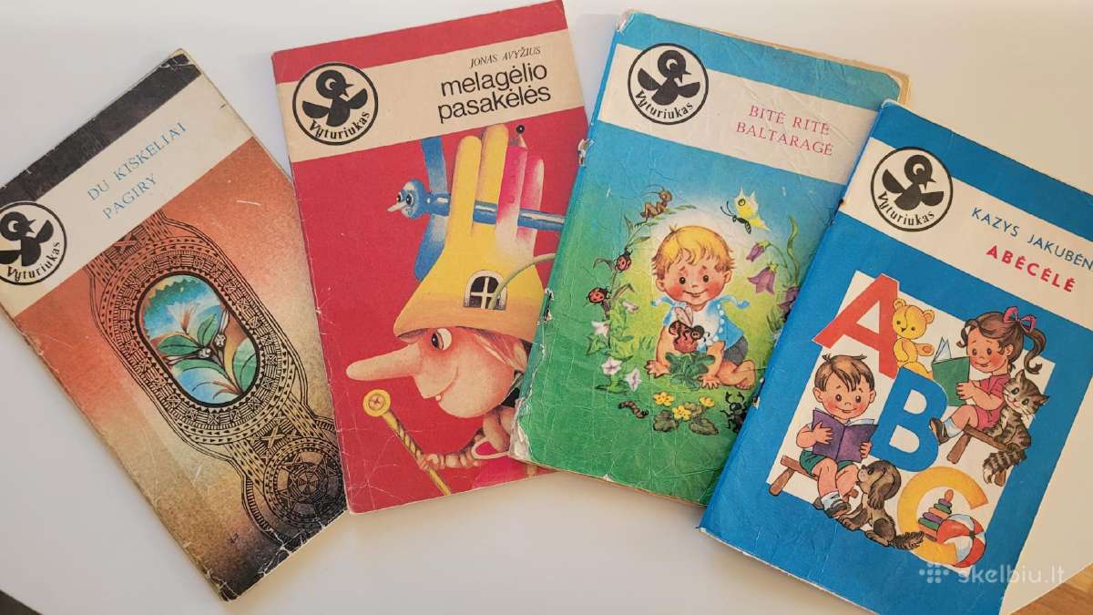 Senovinės vaikiškos Vyturiuko leidyklos knygelės