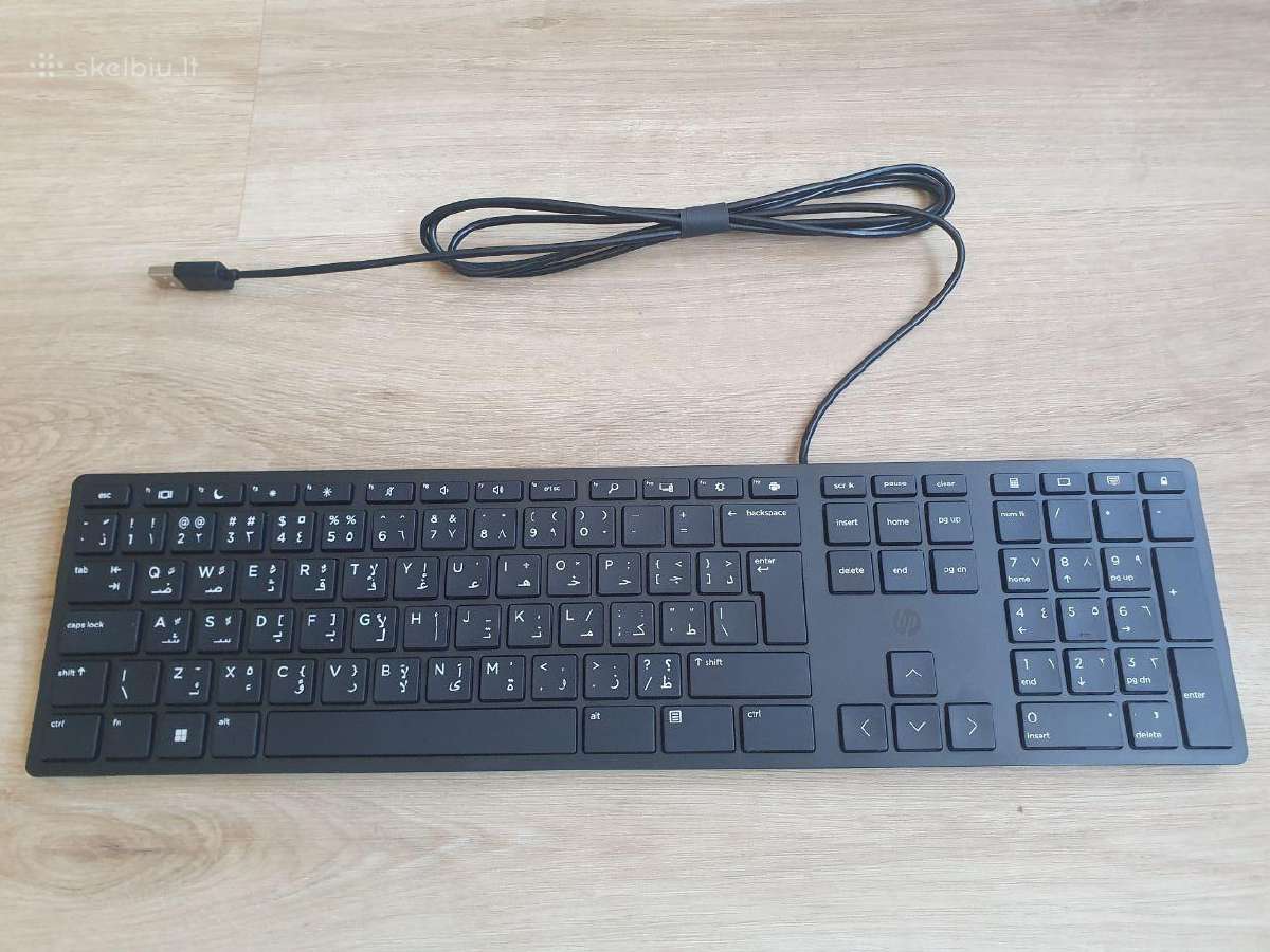 Nauja Hp arabiška klaviatūra