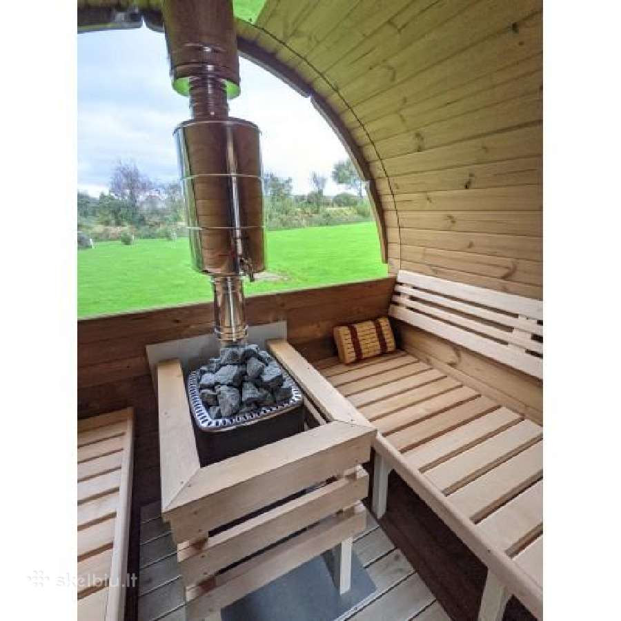 Apvali sauna 6m lauko mobili pirtis - nuotraukos Nr. 5