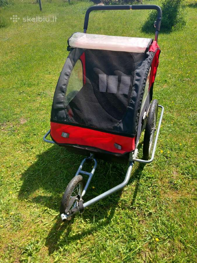 Parduodu dviračio vežimėlį, dovanų trys dviračiai