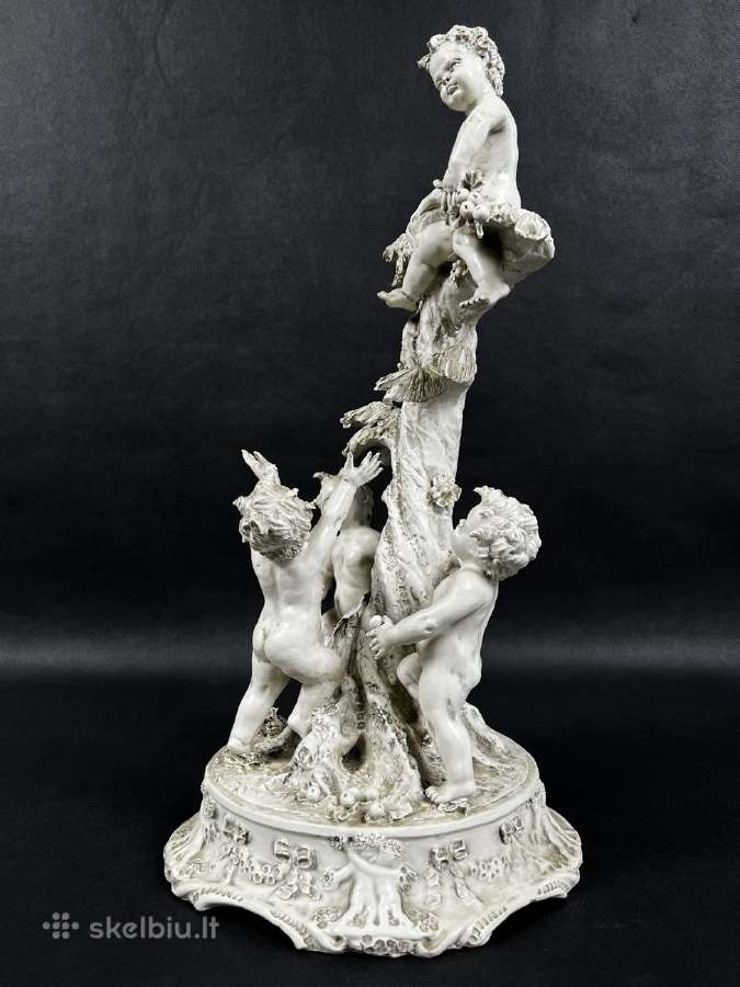 Capo Di Monte skulptūra "Angelai" - nuotraukos Nr. 4