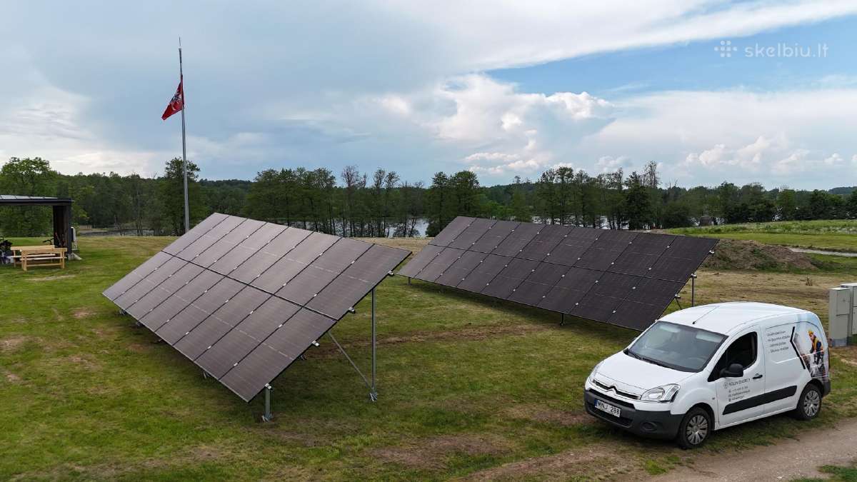 Saulės elektrinių montavimas - nuotraukos Nr. 2